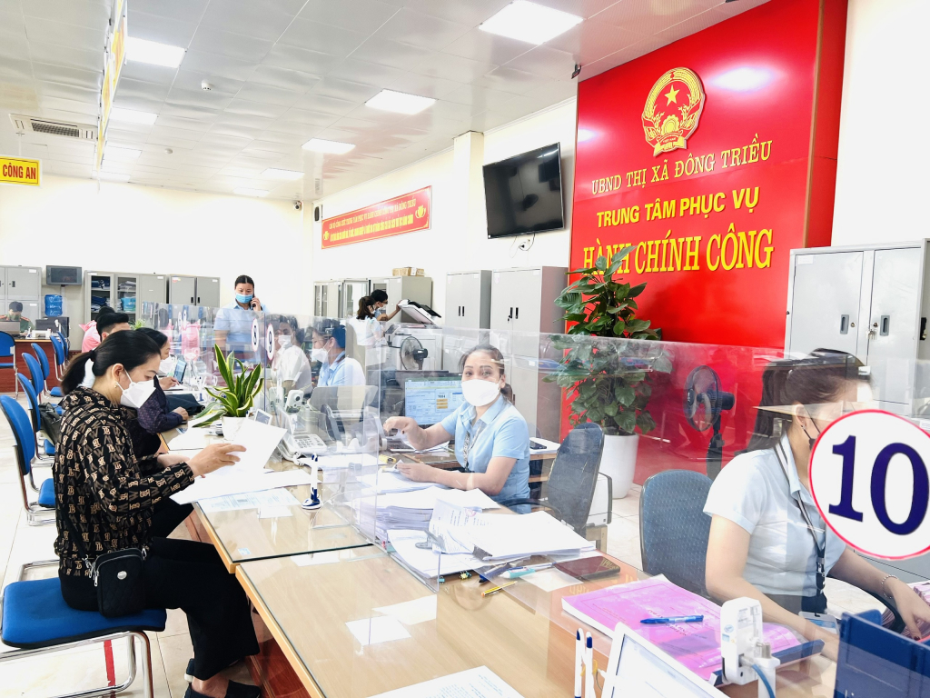 Thị xã Đông Triều xác định chuyển đổi số trong giải quyết thủ tục hành chính là một trong những ưu tiên hàng đầu.