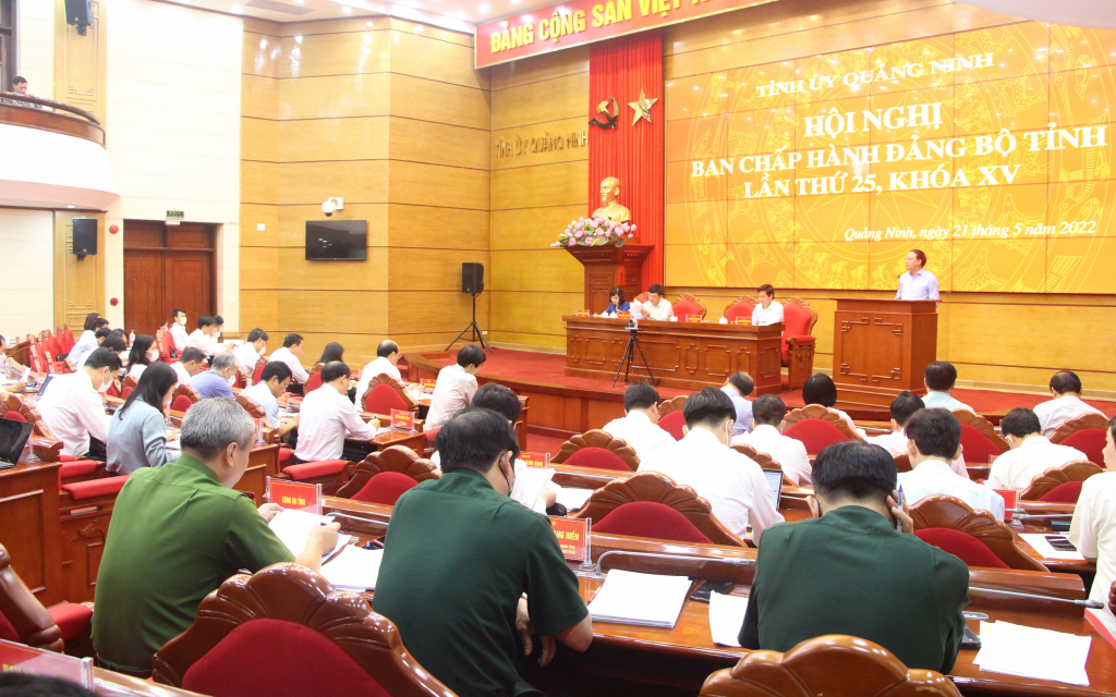Hội nghị Ban Chấp hành Đảng bộ tỉnh lần thứ 25.
