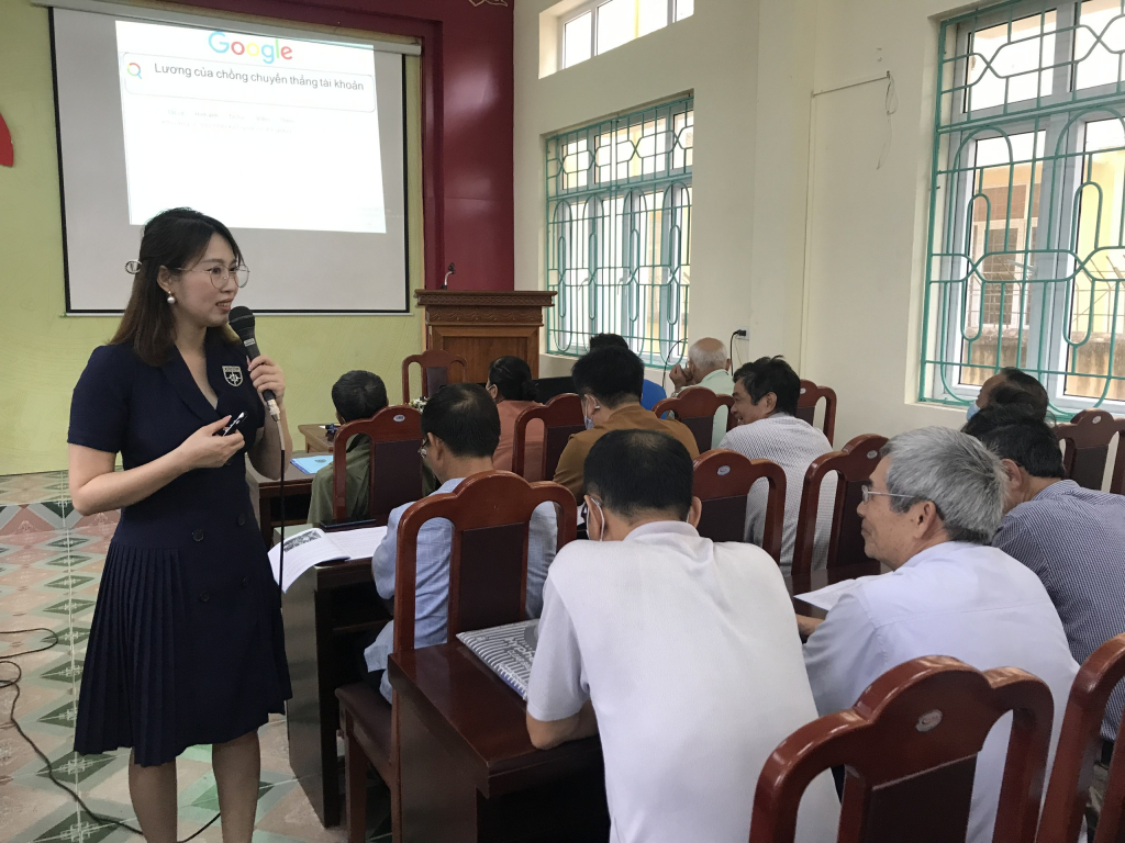 Sở Tư pháp tập huấn kiến thức pháp luật về bình đẳng giới tại huyện Hải Hà. 