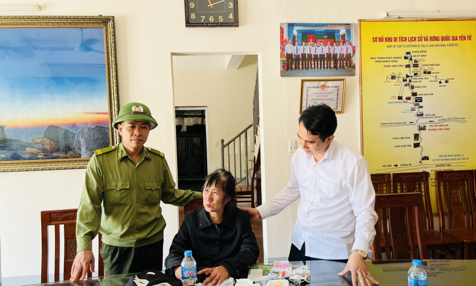 Cứu sống người phụ nữ sau 7 ngày rơi xuống vực tại Yên Tử
