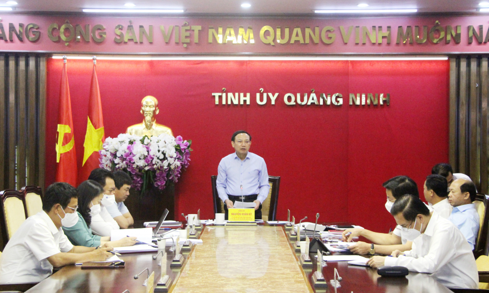 Giao ban Thường trực Tỉnh ủy
