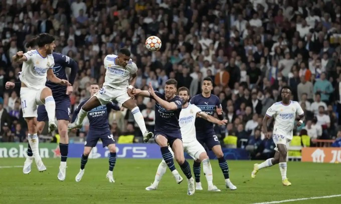 Real thắng ngược Man City sau hiệp phụ để vào chung kết Champions League