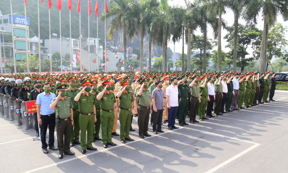Công an tỉnh Quảng Ninh xuất quân bảo vệ ANTT, an toàn SEA Games 31