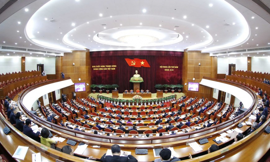 Ngày làm việc thứ hai  Hội nghị Trung ương 5 khóa XIII