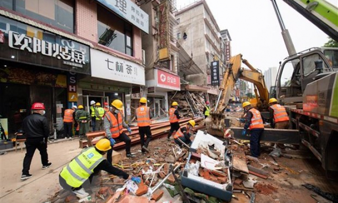 Sập nhà tại Trung Quốc: Kết thúc nỗ lực tìm kiếm, 53 người thiệt mạng