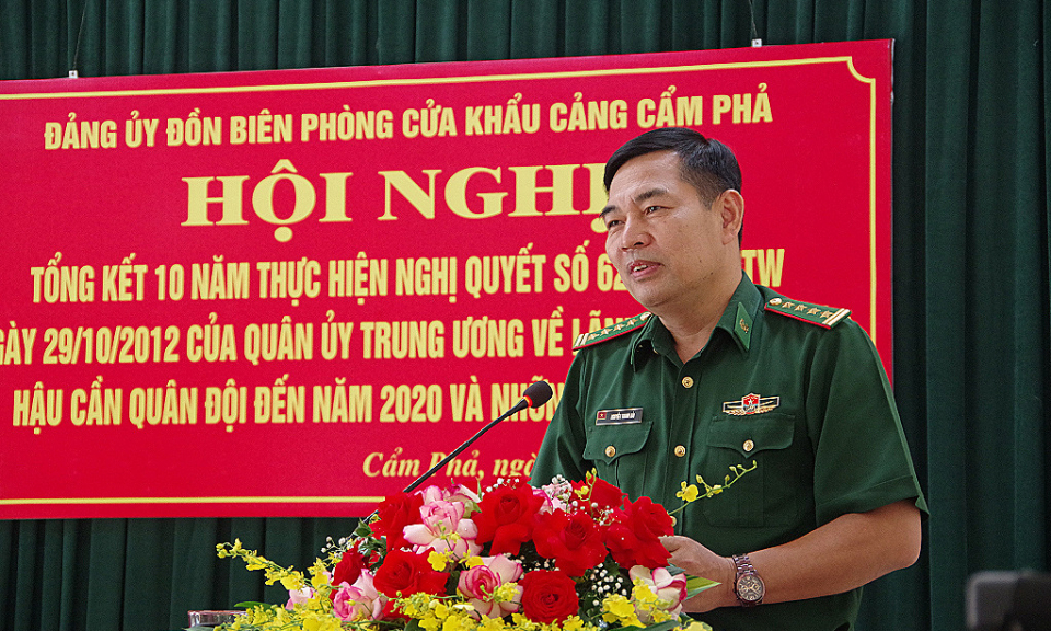 Hội nghị điểm tổng kết 10 năm thực hiện Nghị quyết số 623 về lãnh đạo công tác hậu cần 