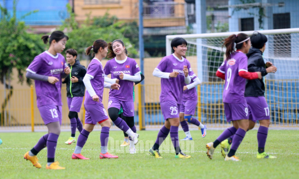 Tuyển bóng đá nữ Việt Nam sẵn sàng làm nên kỳ SEA Games đặc biệt nhất