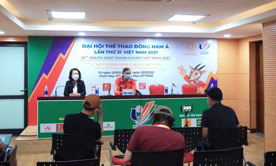 Họp báo trước giải bóng đá nữ SEA Games 31  