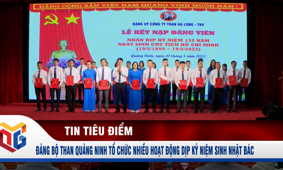 Đảng bộ Than Quảng Ninh tổ chức nhiều hoạt động dịp kỷ niệm sinh nhật Bác