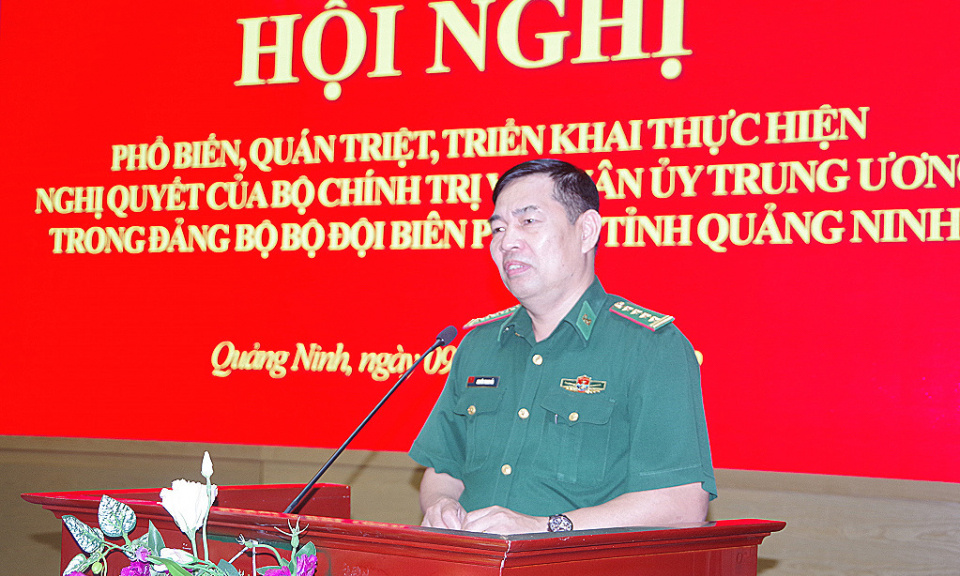 Đảng ủy BĐBP tỉnh: Quán triệt Nghị quyết số 05-NQ/TW của Bộ Chính trị
