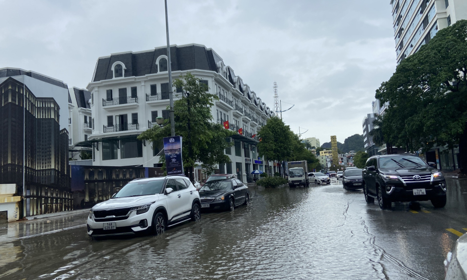 TP Hạ Long: Nước đã rút tại các khu vực bị ngập úng cục bộ