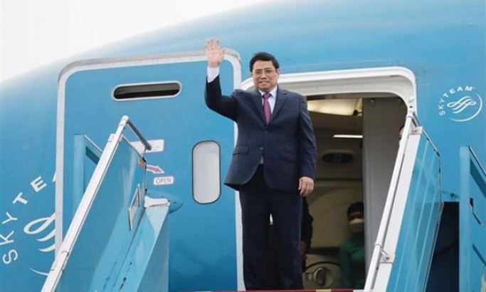 Prime Minister leaves Hanoi for US to attend ASEAN-US summit