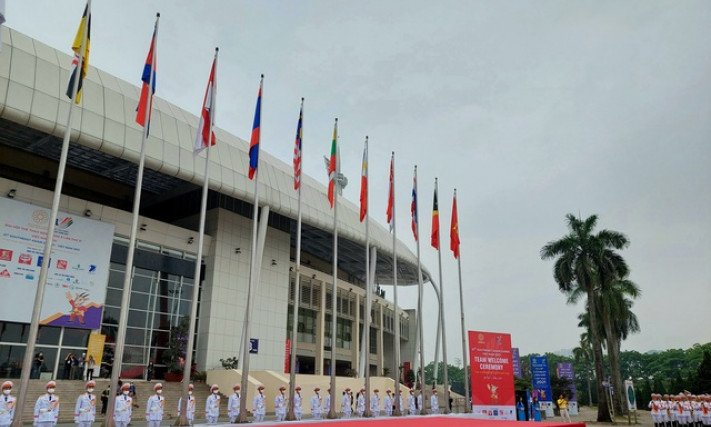 Lễ thượng cờ các đoàn thể thao dự SEA Games 31