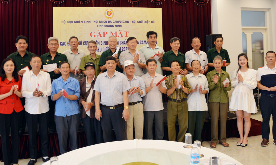 Gặp mặt các cựu chiến binh nhiễm chất độc da cam/dioxin đi điều dưỡng năm 2022