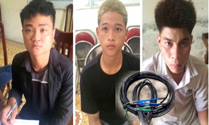 Cắt trộm cáp viễn thông bán lấy tiền ăn tiêu
