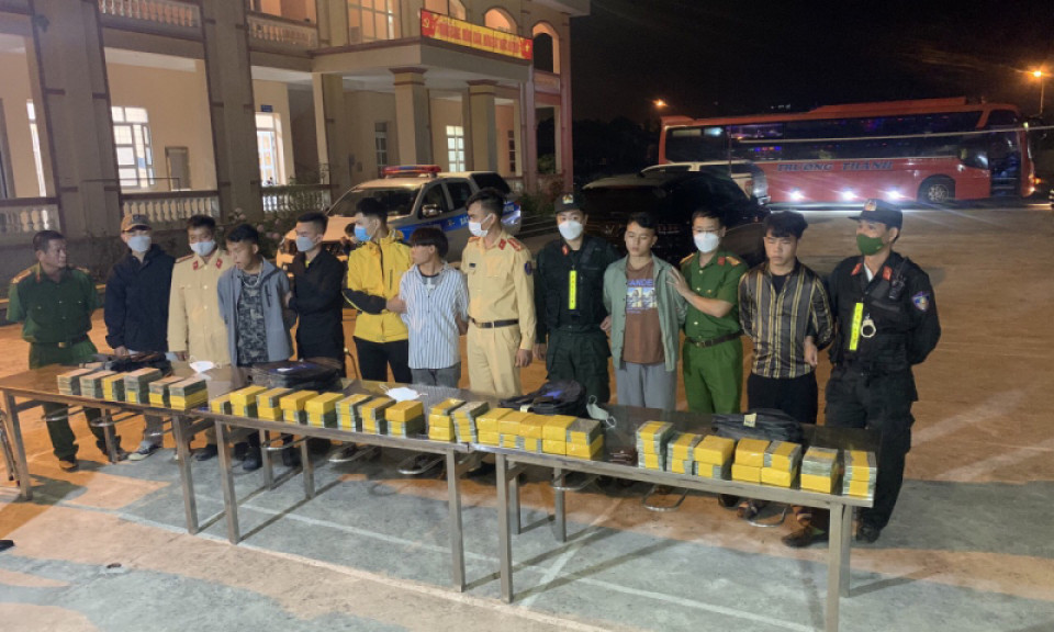 Phá đường dây ma túy xuyên quốc gia “khủng”, thu giữ 115 bánh heroin
