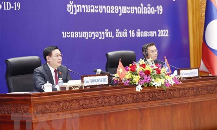 Quốc hội Việt-Lào chia sẻ kinh nghiệm phát triển kinh tế-xã hội