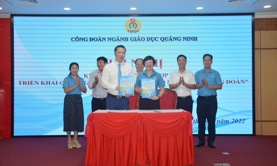 Ký kết thoả thuận hợp tác triển khai chương trình phúc lợi cho đoàn viên công đoàn ngành giáo dục