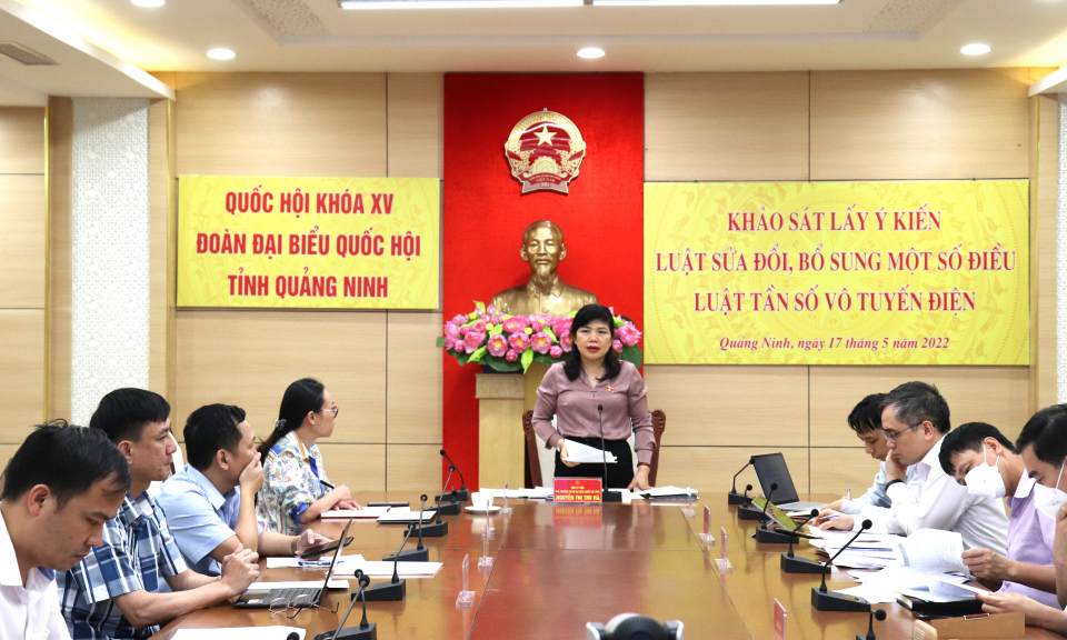 Khảo sát lấy ý kiến Luật sửa đổi, bổ sung một số điều Luật Tần số vô tuyến điện