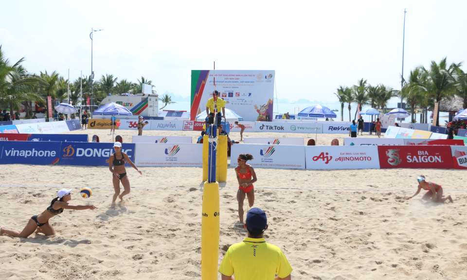 Việt Nam gặp Indonesia ở bán kết  SEA Games 31 môn bóng chuyền bãi biển nam