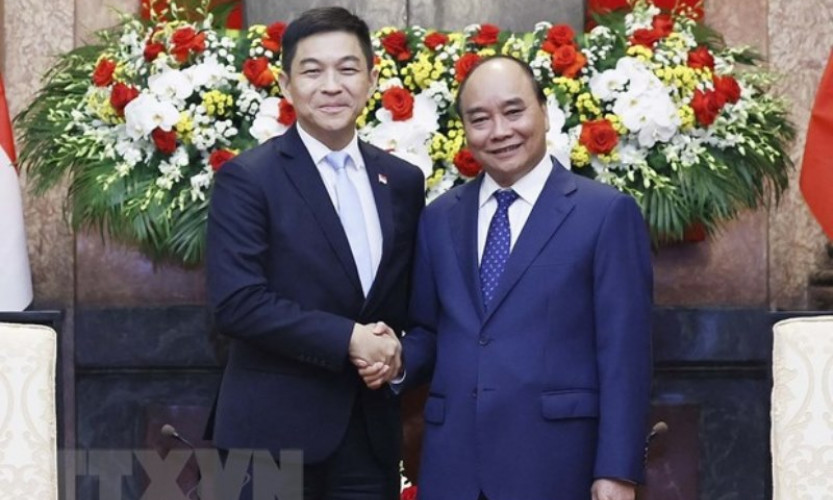 Chủ tịch nước Nguyễn Xuân Phúc tiếp Chủ tịch Quốc hội Singapore