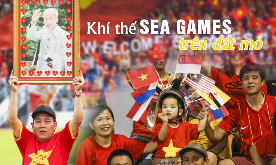 Khí thế SEA Games trên đất mỏ