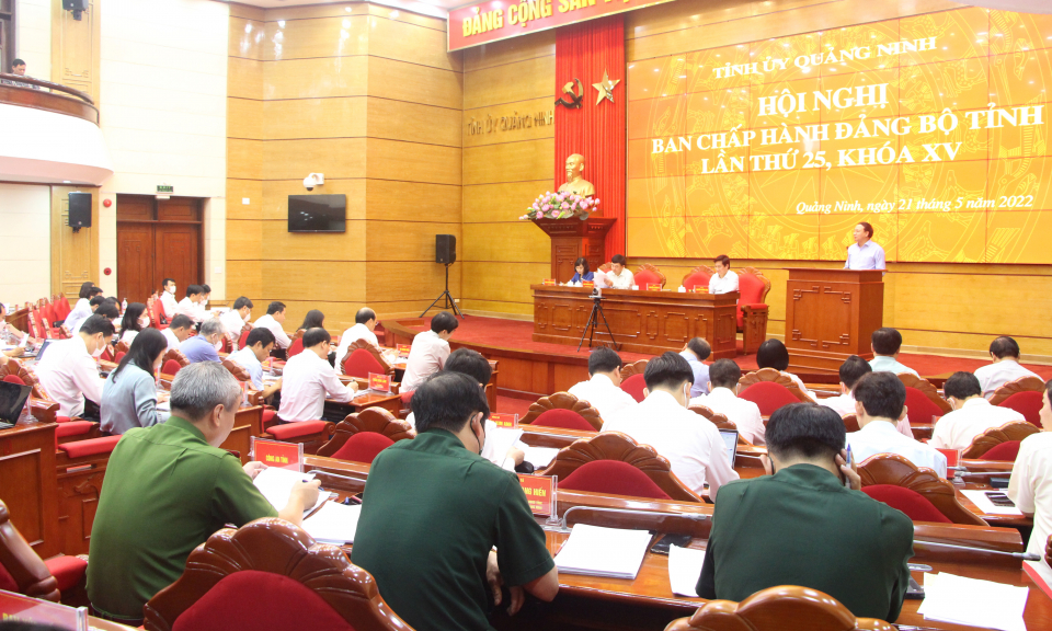 Hội nghị Ban Chấp hành Đảng bộ tỉnh lần thứ 25