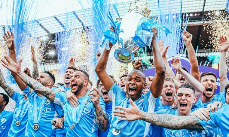 Man City vô địch Ngoại hạng Anh