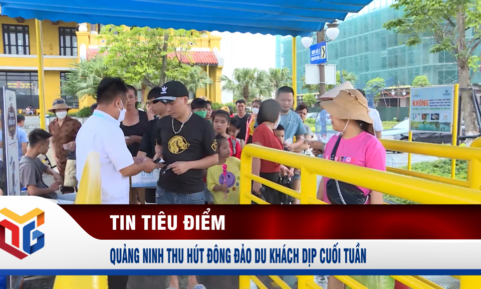 Quảng Ninh thu hút đông đảo du khách dịp cuối tuần