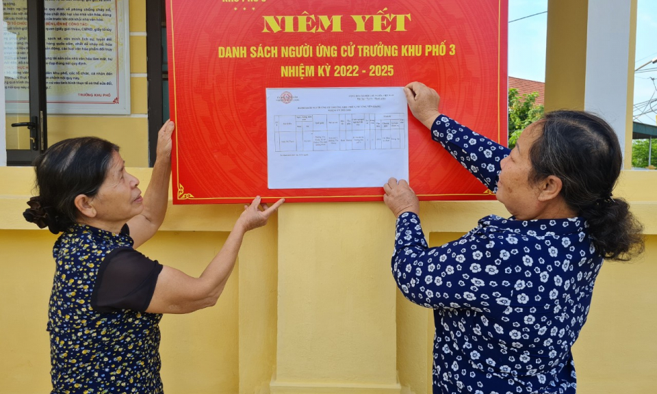 TX Quảng Yên: Tập trung chỉ đạo tổ chức thành công cuộc bầu cử trưởng thôn, khu phố nhiệm kỳ 2022-2025