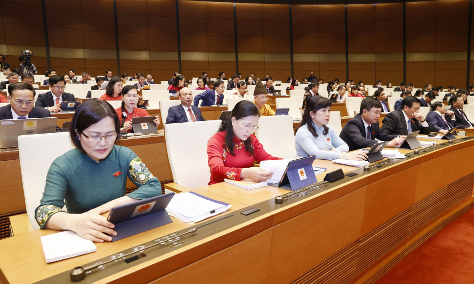 Ngày làm việc đầu tiên Kỳ họp thứ 3 Quốc hội khóa XV