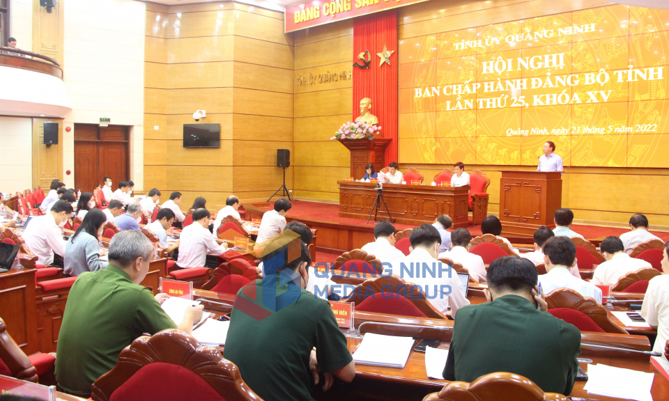 Hội nghị Ban Chấp hành Đảng bộ tỉnh lần thứ 25, tháng 5-2022