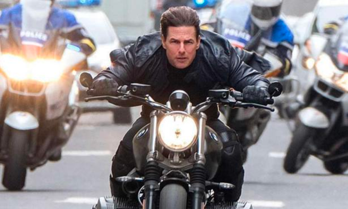 'Mission: Impossible 7' hé lộ cảnh hành động của Tom Cruise