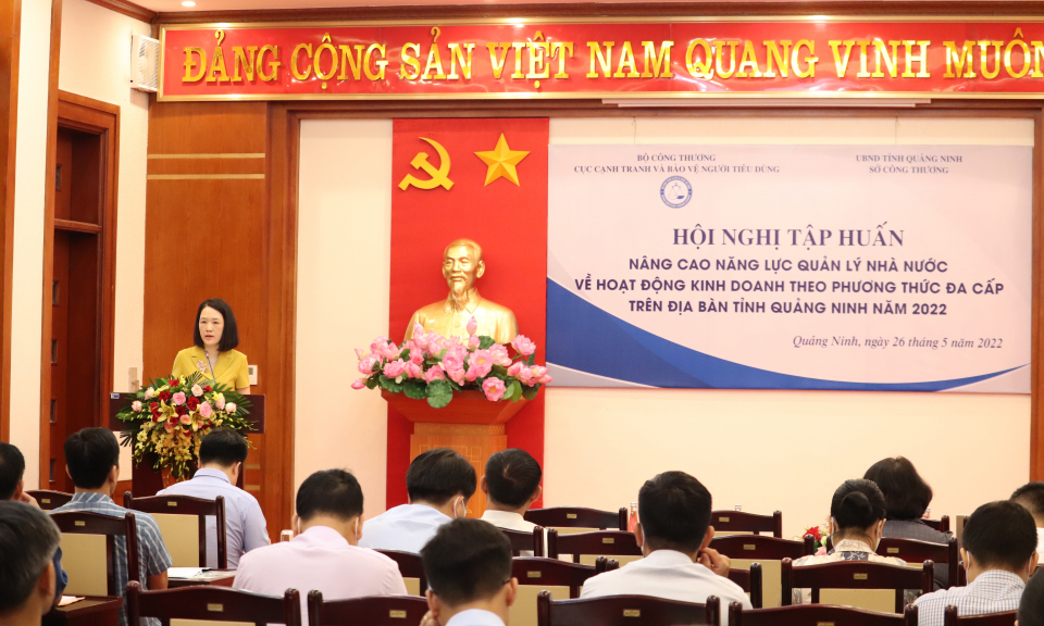 Tập huấn nâng cao năng lực quản lý nhà nước về hoạt động kinh doanh theo phương thức đa cấp