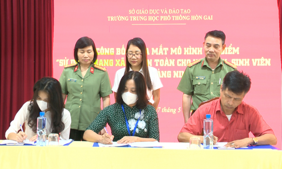 Ra mắt mô hình thí điểm “Sử dụng mạng xã hội an toàn cho học sinh, sinh viên tỉnh Quảng Ninh”