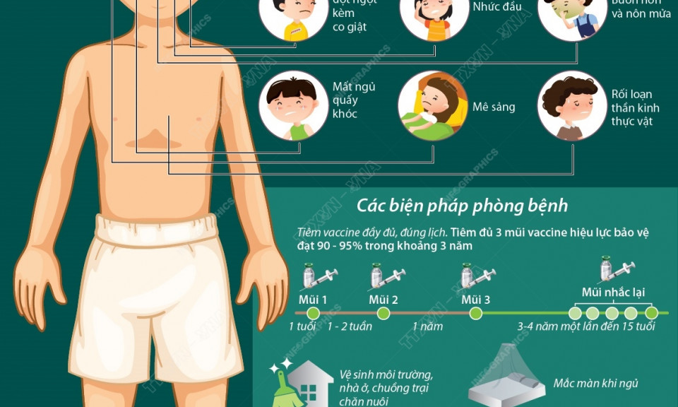 Viêm não Nhật Bản: Biểu hiện và cách phòng ngừa