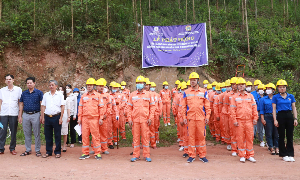 Điện lực Đông Triều: Phát động chương trình kiểm tra, phát quang hành lang tuyến
