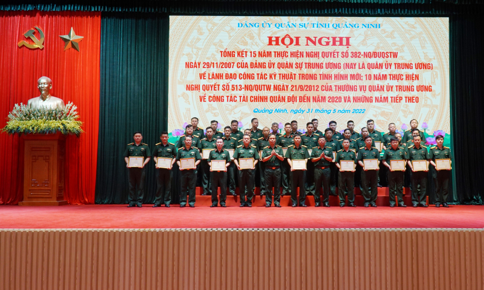 Đảng ủy Quân sự tỉnh Quảng Ninh: Tổng kết thực hiện Nghị quyết số 382 và 513