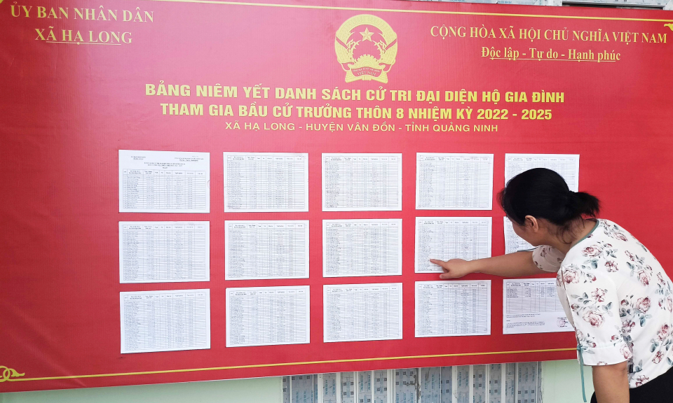 Vân Đồn: Hướng về ngày hội bầu cử