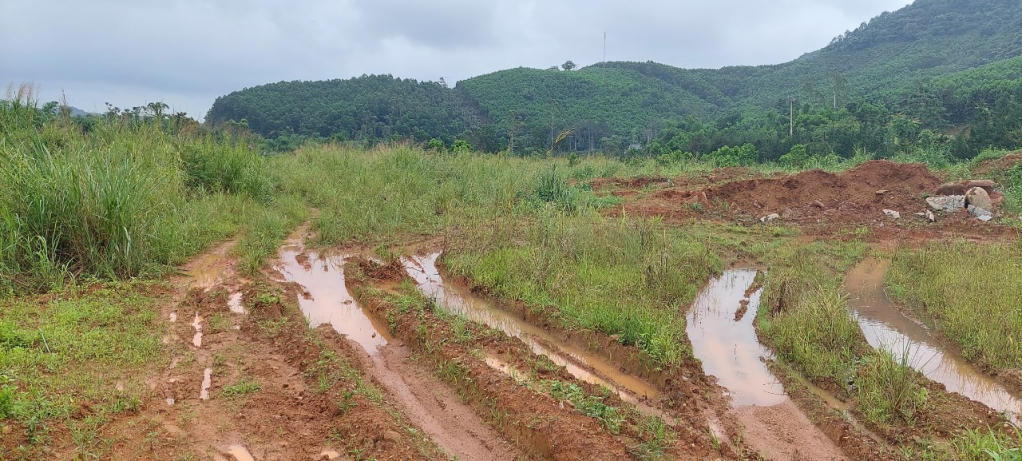 ...nhưng bên trong vẫn là bãi đất trống