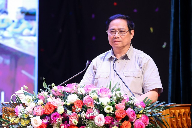 Thủ tướng Chính phủ Phạm Minh Chính phát biểu tại chương trình.