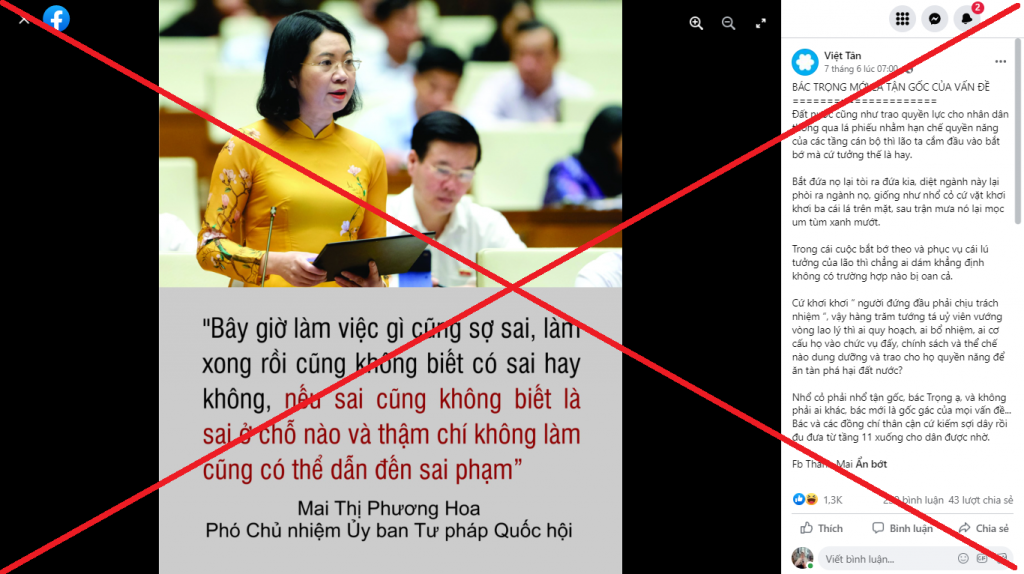 Việt Tân lợi dụng các vấn đề “phản biện xã hội”, để tuyên truyền xuyên tạc đường lối, chủ trương, chính sách của Đảng, Nhà nước.