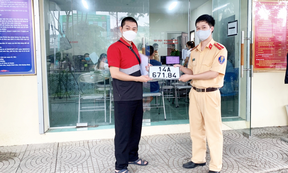 Hiệu quả bước đầu khi phân cấp đăng ký, quản lý phương tiện