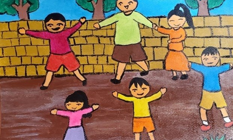 Painting exhibition displays underprivileged kids’ artworks