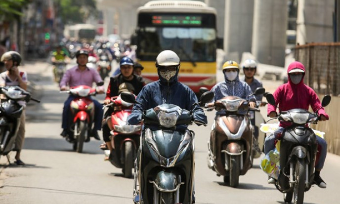 Bắc Bộ và Trung Bộ nắng nóng, Tây Nguyên và Nam Bộ mưa dông