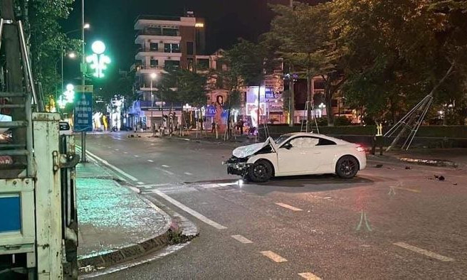 Tài xế Audi gây tai nạn có nồng độ cồn cực cao
