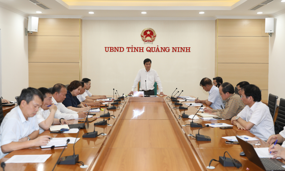 UBND tỉnh quán triệt thực hiện Chỉ thị 07/CT-TTg về việc tăng cường công tác thống kê Nhà nước