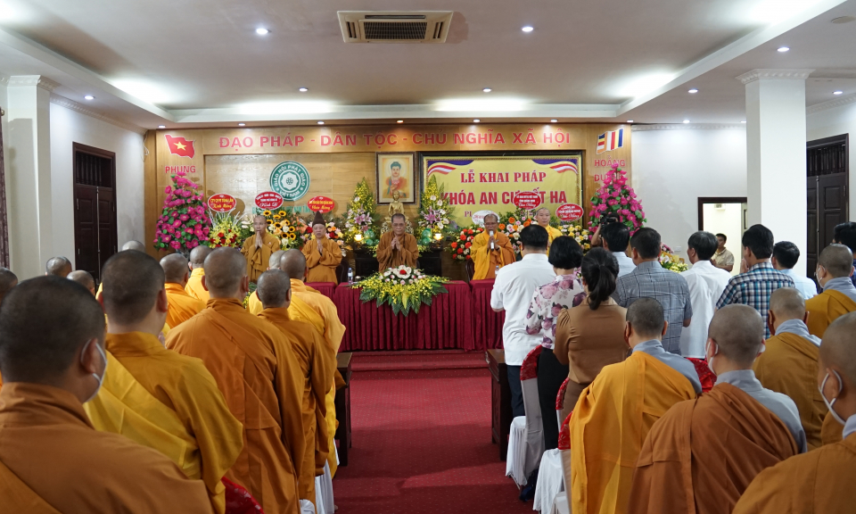 Lễ khai pháp khóa an cư kiết hạ Phật lịch 2566 – Dương lịch 2022 tại chùa Trình (Uông Bí)