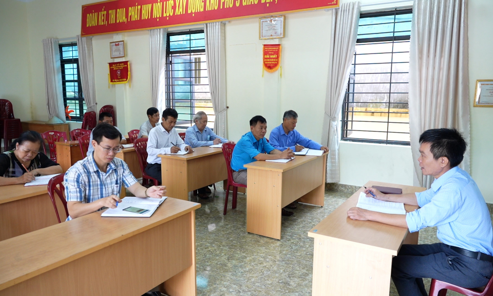 Uông Bí: Chuẩn bị chu đáo cho đại hội chi bộ