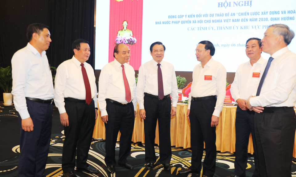 Hội nghị đóng góp ý kiến Đề án Chiến lược xây dựng và hoàn thiện Nhà nước pháp quyền XHCN Việt Nam